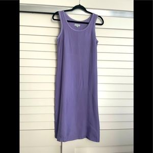 Jigsaw purple silk dress size M